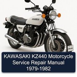 1979-1982 Kawasaki KZ Series KZ440 Motorcycle Service Repair Workshop Manual PDF