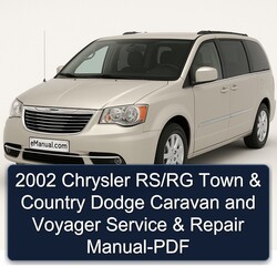 2002 Chrysler Caravan Rs/rg Town Country Dodge Voyager Service Repair Workshop Manual PDF