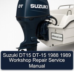 1988-1989 Suzuki DT15 DT-15 Service Repair Workshop Manual PDF