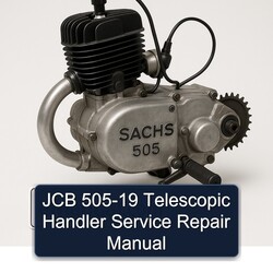 JCB 505-19 Telescopic Handler Service Repair Workshop Manual PDF