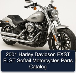 2001 Harley Davidson Softail Fxst Flst Motorcycles Parts Catalog PDF