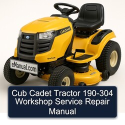 Cub Cadet Tractor 190-304 Service Repair Workshop Manual PDF