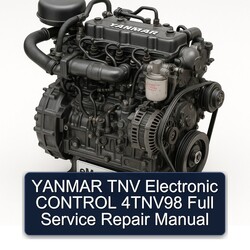 Yanmar 4 TNV Series Electronic Control 4tnv98 Service Repair Workshop Manual PDF