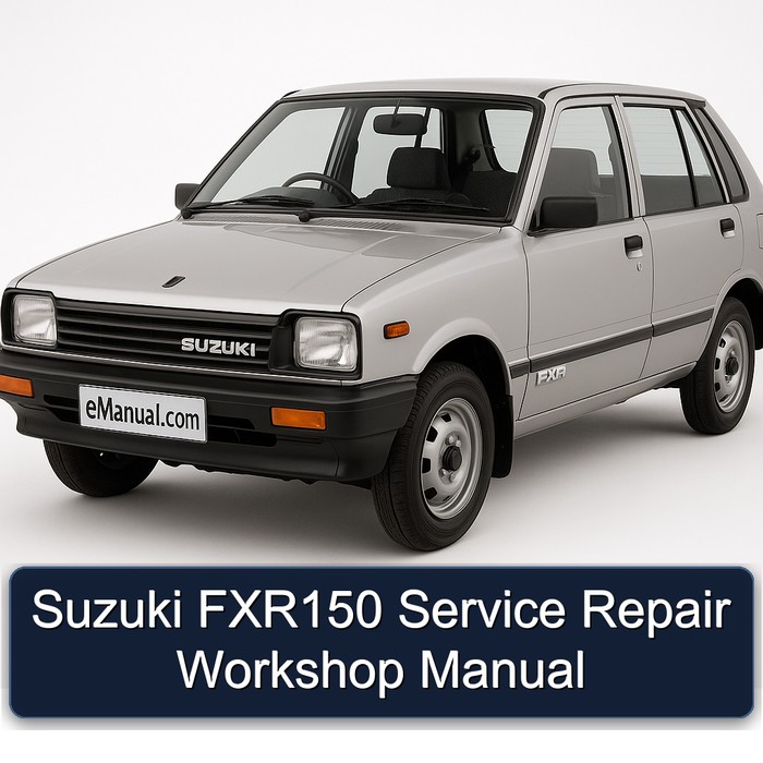 Suzuki FXR Models FXR150 Service Repair Workshop Manual PDF