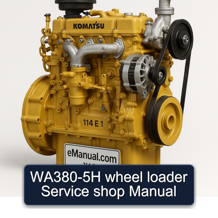 WA380-5H Loader Shop Service Repair Workshop Manual PDF