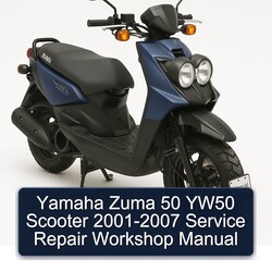 2001-2007 Yamaha Zuma 50 YW50 Scooter Service Repair Workshop Manual PDF