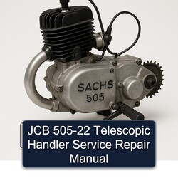 JCB 505-22 Telescopic Handler Service Repair Workshop Manual PDF