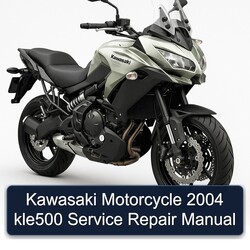2004 Kawasaki Motorcycle KLE500 Service Repair Workshop Manual PDF