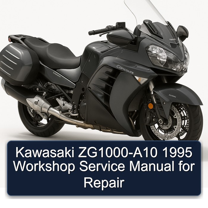 1995 Kawasaki Concours Models Zg1000-a10 Service Repair Workshop Manual PDF