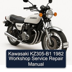 1982 Kawasaki KZ Series KZ305-B1 Service Repair Workshop Manual PDF