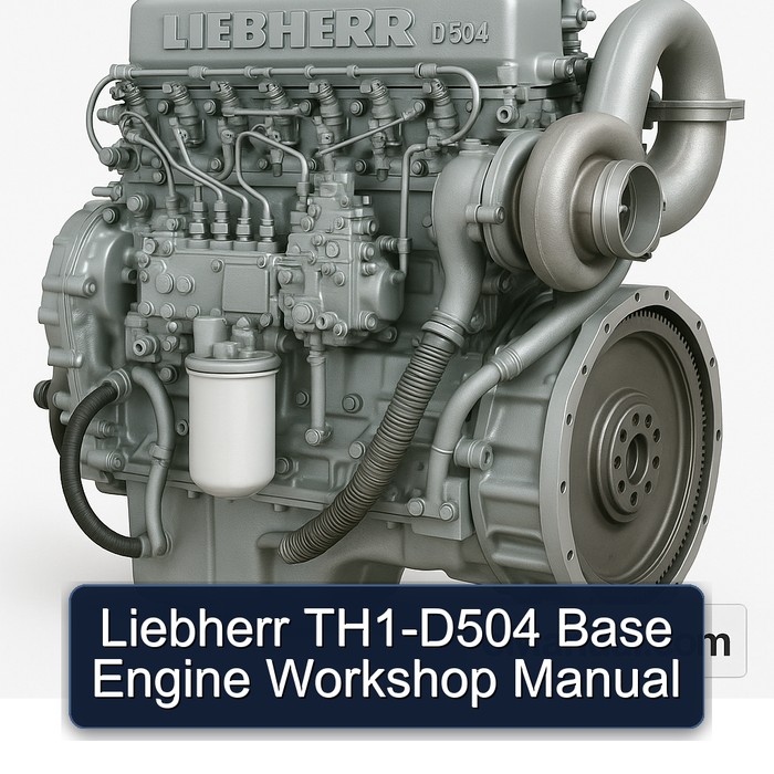 Liebherr D 504 NA T TI TH1-D504 Base Engine Service Repair Workshop Manual PDF