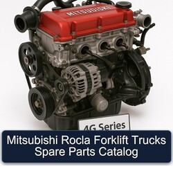 Mitsubishi Rocla Forklift Trucks Spare Parts Catalog PDF
