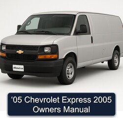 2005 Chevrolet Express ‘05 Owners Owner's Manual PDF