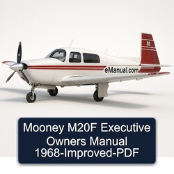 1968 Mooney M20F Executive Owners -improved Owner's Manual PDF