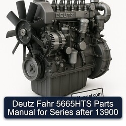 Deutz Series Manuals Fahr 5665HTS Parts After 13900 Catalog PDF