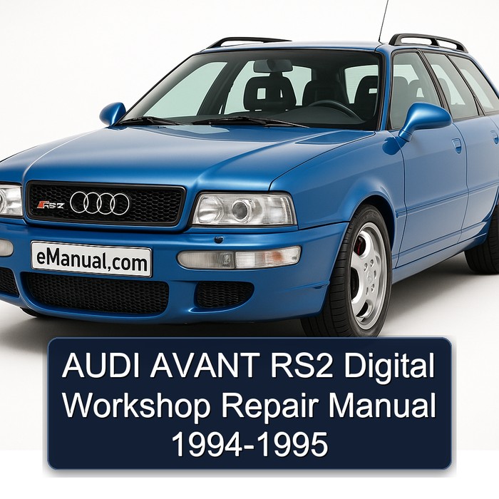 1994-1995 Audi RS2 Avant Digital Service Repair Workshop Manual PDF