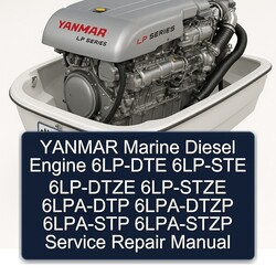 Yanmar Marine Diesel Engine 6LP-DTE 6LP-STE 6LP-DTZE 6LP-STZE 6LPA-DTP 6LPA-DTZP 6LPA-STP 6LPA-STZP Service Repair Workshop Manual PDF