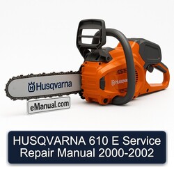 2000-2002 Husqvarna 610 E Service Repair Workshop Manual PDF