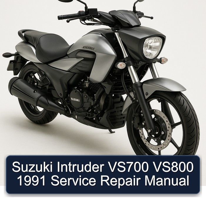 1991 Suzuki Intruder VS700 VS800 Service Repair Workshop Manual PDF