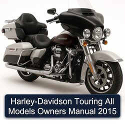 2015 Harley Davidson Touring Harley-davidson All Models Owners Owner's Manual PDF