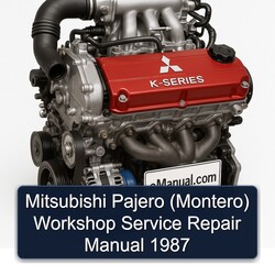 1987 Mitsubishi Pajero (MONTERO) Service Repair Workshop Manual PDF