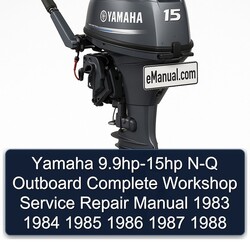 1983-1988 Yamaha 9.9hp-15hp N-Q Outboard Service Repair Workshop Manual PDF