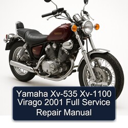 2001 Yamaha Virago XV-535 XV-1100 Service Repair Workshop Manual PDF
