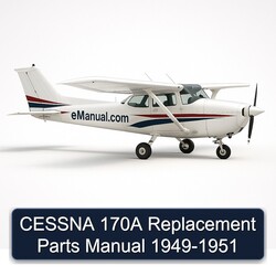 1951 Cessna 170A Replacement Parts 1949 Catalog PDF