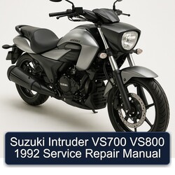 1992 Suzuki Intruder VS700 VS800 Service Repair Workshop Manual PDF