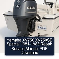 1981-1983 Yamaha BT1100 Bulldog XV750 XV750SE Special Service Repair Workshop Manual PDF