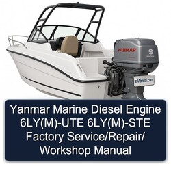 Yanmar Marine Diesel Engine 6ly(m)-ute 6ly(m)-ste / Service Repair Workshop Manual PDF