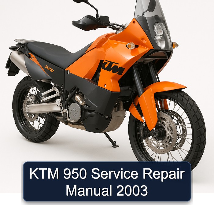 2003 KTM 950 Service Repair Workshop Manual PDF