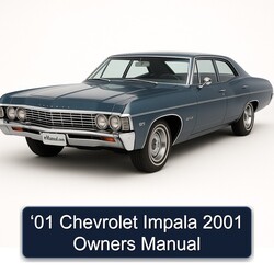 2001 Chevrolet Impala ‘01 Owners Owner's Manual PDF
