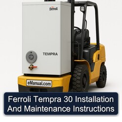 Ferroli Tempra 30 Installation Service Repair Workshop Manual PDF