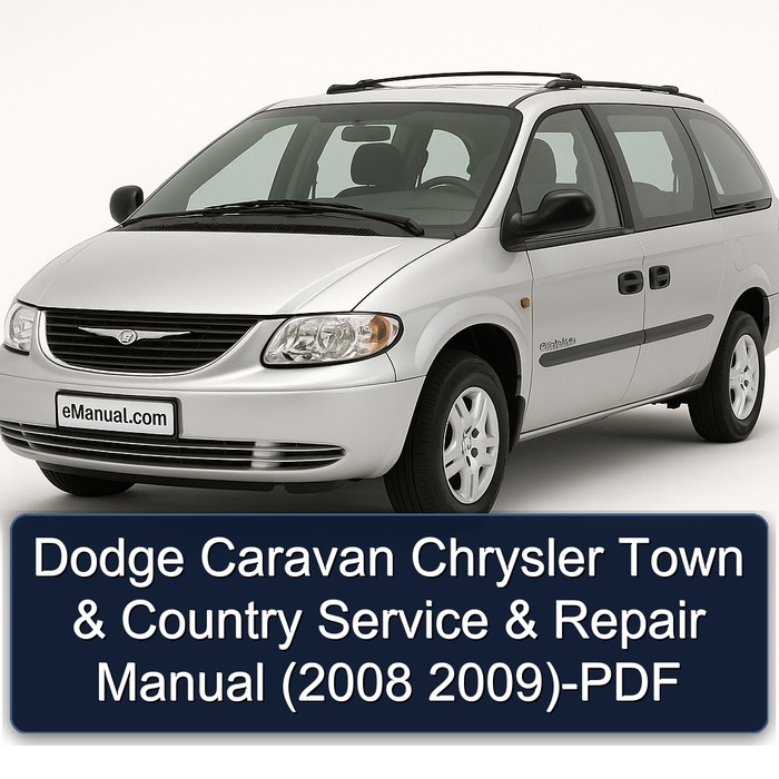 2008-2009 Chrysler Caravan Dodge Town Country Service Repair Workshop Manual PDF