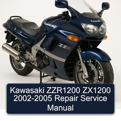 2002-2005 Kawasaki ZZ R Series ZZR1200 ZX1200 Service Repair Workshop Manual PDF