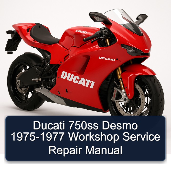 1975-1977 Ducati Desmo 750SS Service Repair Workshop Manual PDF