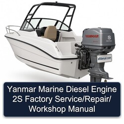 Yanmar Marine Diesel Engine 2S / Service Repair Workshop Manual PDF