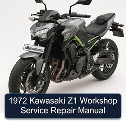 1972 Kawasaki Z Series Z1 Service Repair Workshop Manual PDF