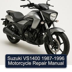 1987-1996 Suzuki VS1400 - Motorcycle Service Repair Workshop Manual PDF