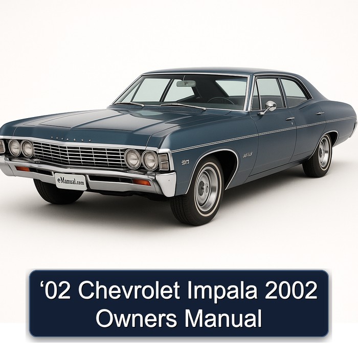 2002 Chevrolet Impala ‘02 Owners Owner's Manual PDF