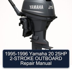 1995-1996 Yamaha 20 25HP 2-stroke Outboard Service Repair Workshop Manual PDF