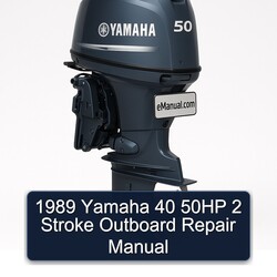 1989 Yamaha 40 50HP 2 Stroke Outboard Service Repair Workshop Manual PDF