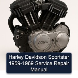 1959-1969 Harley Davidson Sportster Service Repair Workshop Manual PDF