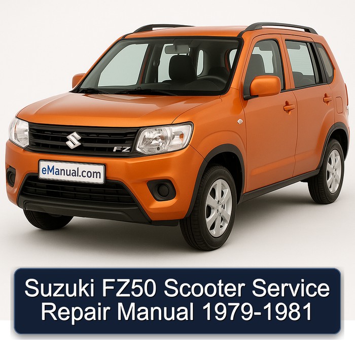 1979-1981 Baotian Suzuki FZ50 Scooter Service Repair Workshop Manual PDF