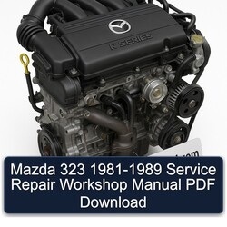 1981-1989 Mazda 1200 Service Repair Workshop Manual PDF