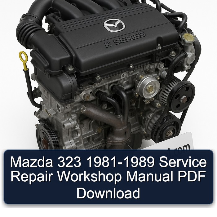 1981-1989 Mazda 1200 Service Repair Workshop Manual PDF