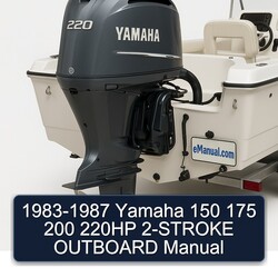 1983-1987 Yamaha 150 175 200 220HP 2-stroke Outboard Service Repair Workshop Manual PDF