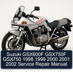 1998-2002 Suzuki GSX Series GSX600F GSX750F GSX750 Service Repair Workshop Manual PDF