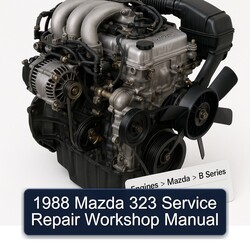 1988 Mazda Service Repair Workshop Manual PDF